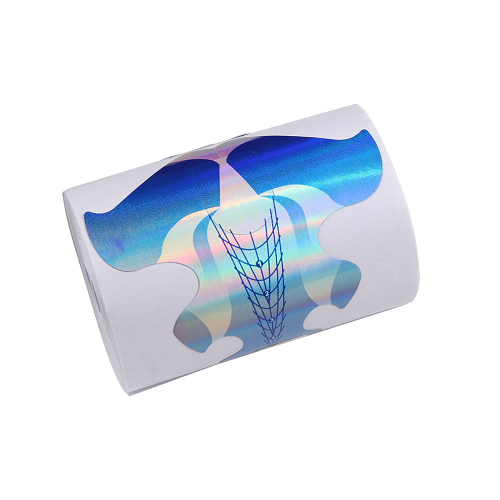 Nail Forms - Butterfly Light Blue Stiletto