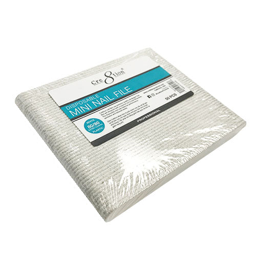 Cre8tion Disposable Mini Nail File 5" - Wood core