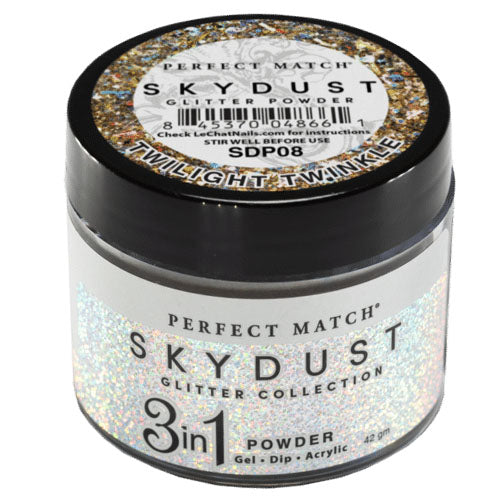 Perfect Match Sky Dust Glitter 3in1 Powder - SDP08 Twinkle Twinkle
