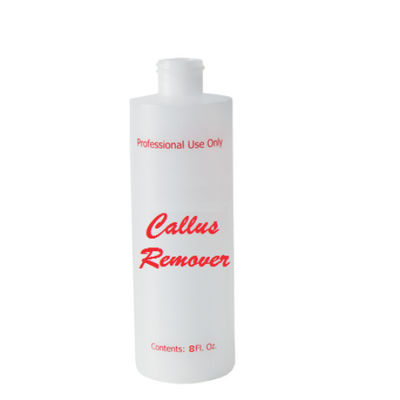 Empty Plastic Bottle with Twist Cap 8oz - Callus Remover