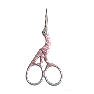 Satin Edge Stork Scissors, Ombre Pink Stork