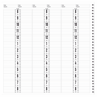 Appointment Book - 6 Column
