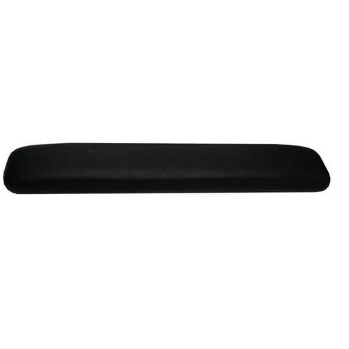 Black Cushion Nail Table Straight Arm Rest 16"