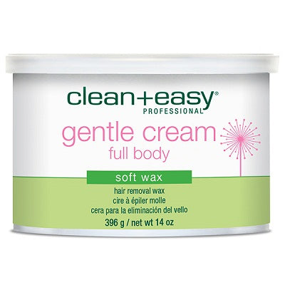 Clean + Easy Gentle Cream Full Body Soft Wax 14oz