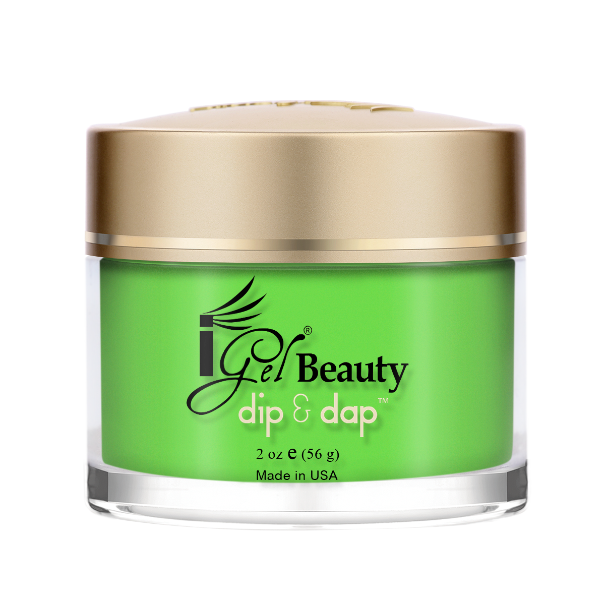 iGel Dip & Dap Powder 2oz - DD068 - Screamin' Green