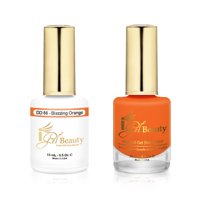 iGel Gel & Polish Duo, DD066 - Blazzing Orange