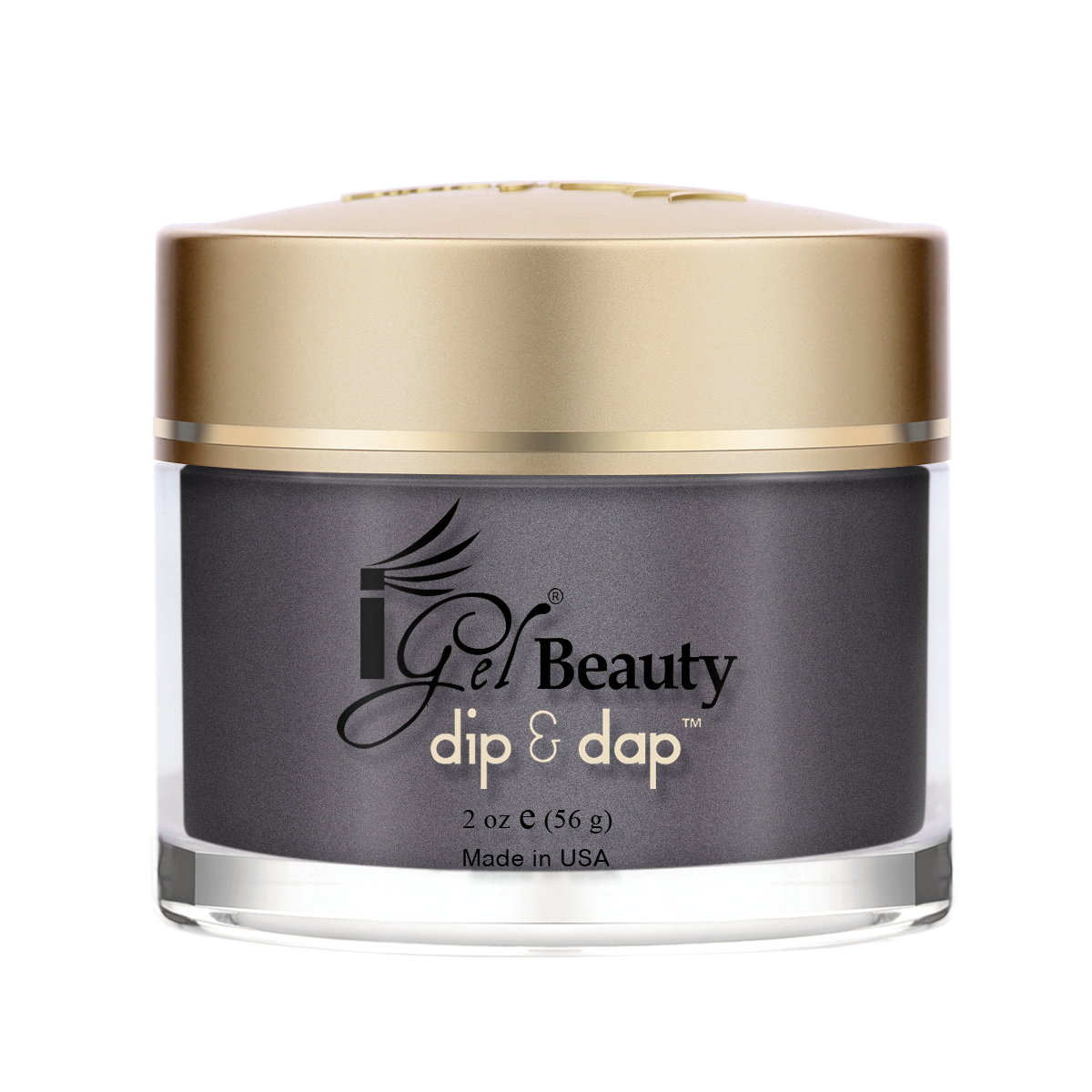 iGel Dip & Dap Powder 2oz - DD242 - Black Pearl