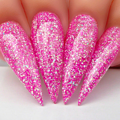 hands wearing 478 I Pink You Anytime Dip Powder by Kiara Sky