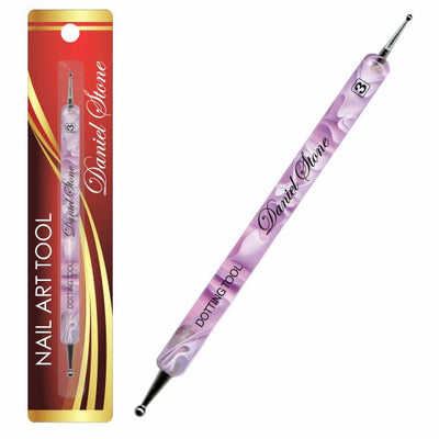 Nail Dotting Tool - Purple Marble #3