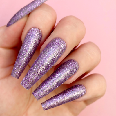 Swatch of N5059 Disco Dream All-in-One Polish by Kiara Sky