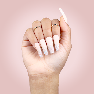 Hands wearing 638 Wild at Heart Gel Polish by Kiara Sky