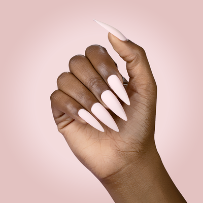 Hands wearing 634 Flower Child Gel Polish by Kiara Sky