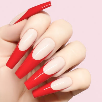 Hands wearing 122 Change Of Art Gel Art by Kiara Sky