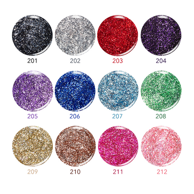 Swatch of Platinum FX Gel Polish Collection