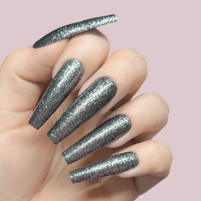 Hands wearing GFX201 Funmetal Platinum FX Gel by Kiara Sky