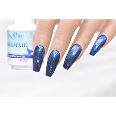 Cre8tion Mermaid Soak Off Gel - 01