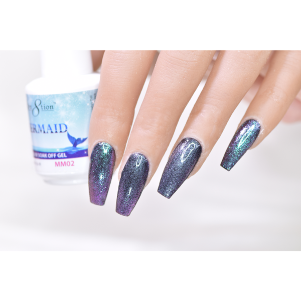 Cre8tion Mermaid Soak Off Gel - 02