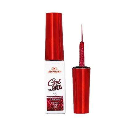 10 Red-iance Gel Liner Platinum by Notpolish