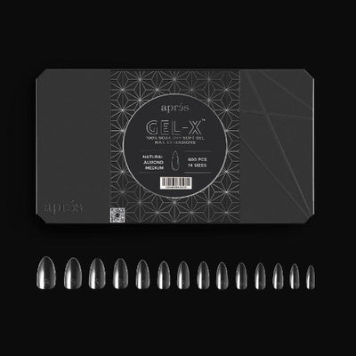 Sample of Natural Medium Almond 2.0 Tips By Apres