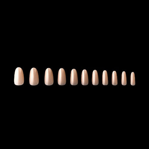 Example of Medium Round Neutrals Alex Natural Tips By Apres