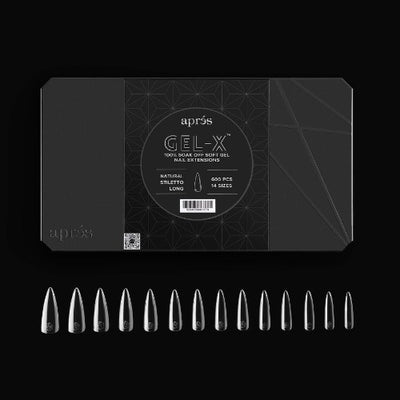 Sample of Natural Long Stiletto 2.0 Tips By Apres