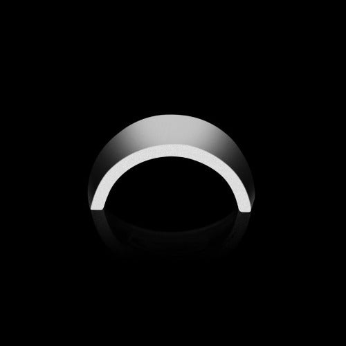 Front View of Natural Extra Short Square 2.0 Tips By Apres