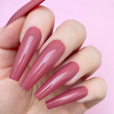 Swatch of 5051 Next Level Mauve Gel & Polish Duo All-in-One by Kiara Sky
