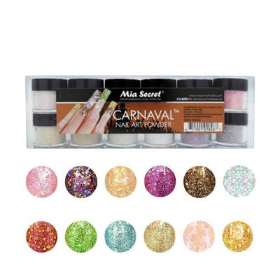 Carnaval Acrylic Powder Collection 12pc By Mia Secret