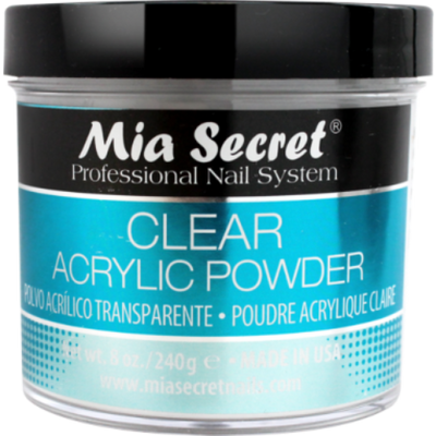 Clear Acrylic Powder 8oz By Mia Secret