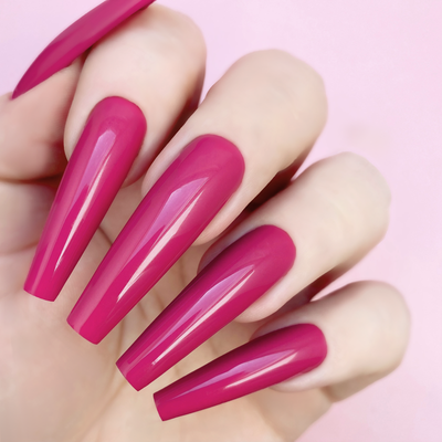 Swatch of G5093 Partners in Wine Gel Polish All-in-One by Kiara Sky