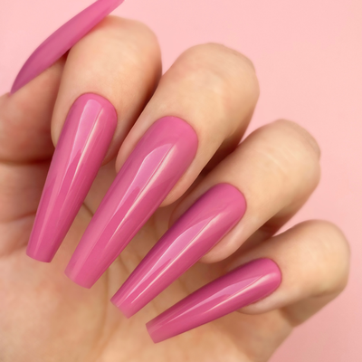 Swatch of 5057 Pink Perfect Gel & Polish Duo All-in-One by Kiara Sky
