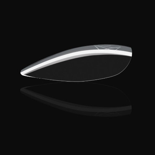 Side View of Sculpted Medium Almond 2.0 Tips By Apres