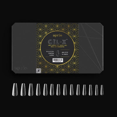 Sample of Sculpted Long Coffin 2.0 Tips By Apres