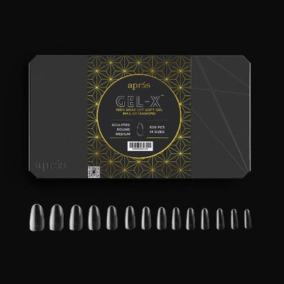 Apres Gel-X Tips 2.0 (600pc) - Sculpted Medium Round