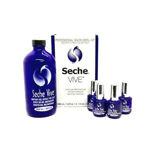 Seche VIVE Instant Gel Effect Top Coat 16oz