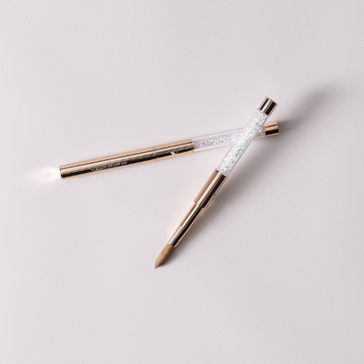 V Beauty Pure Kolinsky Acrylic Brush - Rose Gold