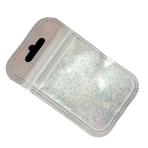 White Nail Art Iridescent North Star Singles 10g