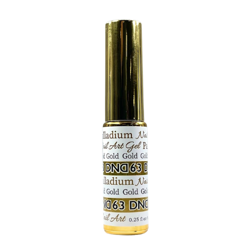 63 Gold Nail Art Gel Liner Palladium by DND