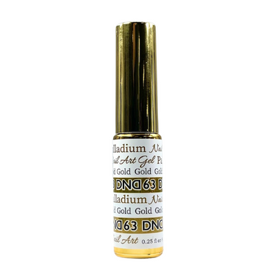 63 Gold Nail Art Gel Liner Palladium by DND