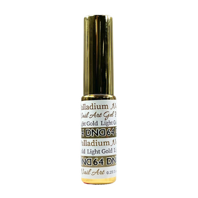 64 Light Gold Nail Art Gel Liner Palladium by DND