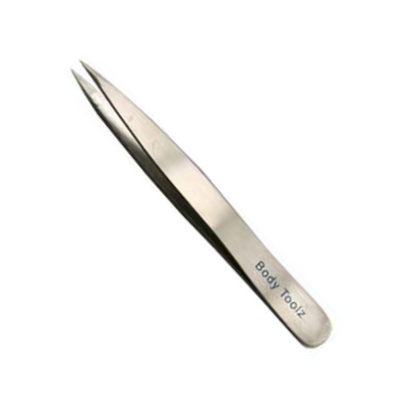 Body Toolz - SV Silver Pointed Tweezer (5040)