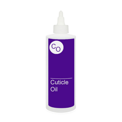 Empty Plastic Bottle with Twist Cap 8oz - Cuticle Oil