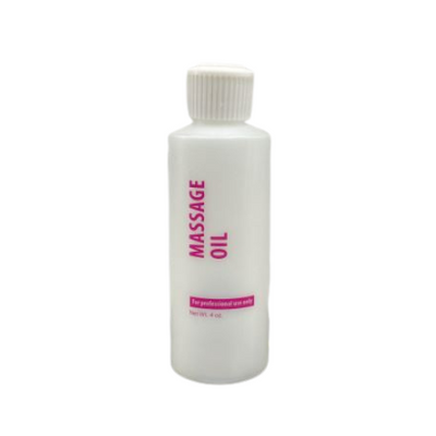 Empty Plastic Bottle with Flip Cap 4oz - Massage Oil