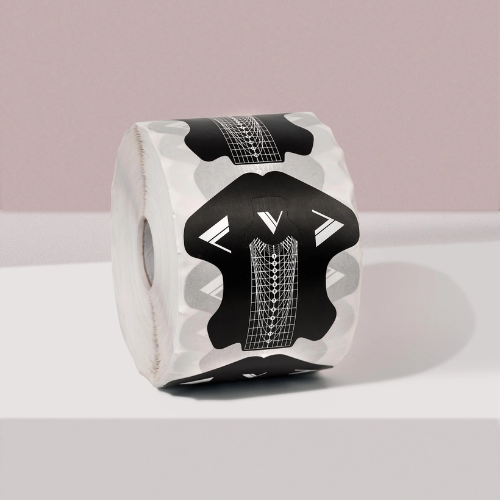 Long Matte Black Nail Forms By Valentino Beauty