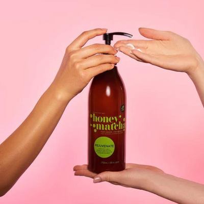 Sample of Honey Matcha Hand & Body Lotion 25oz By Avry Beauty