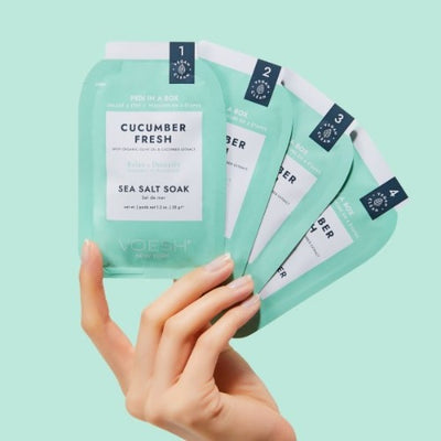 example of Cucumber Fresh 4 in 1 PediBox by Voesh