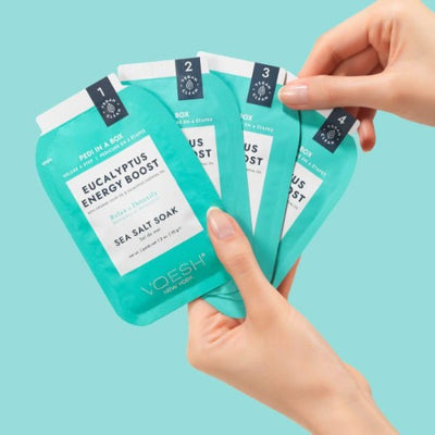 example of Eucalyptus Energy Boost 4 in 1 PediBox by Voesh