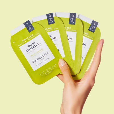 example of Olive Sensation 4 in 1 PediBox by Voesh