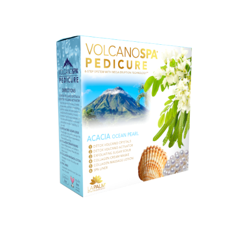 Acacia (Ocean Pearl) 6 Step Pedicure Kit By Volcano Spa