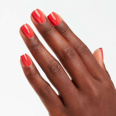 hands wearing H70 Aloha from Hawaii OPI Trio by OPI